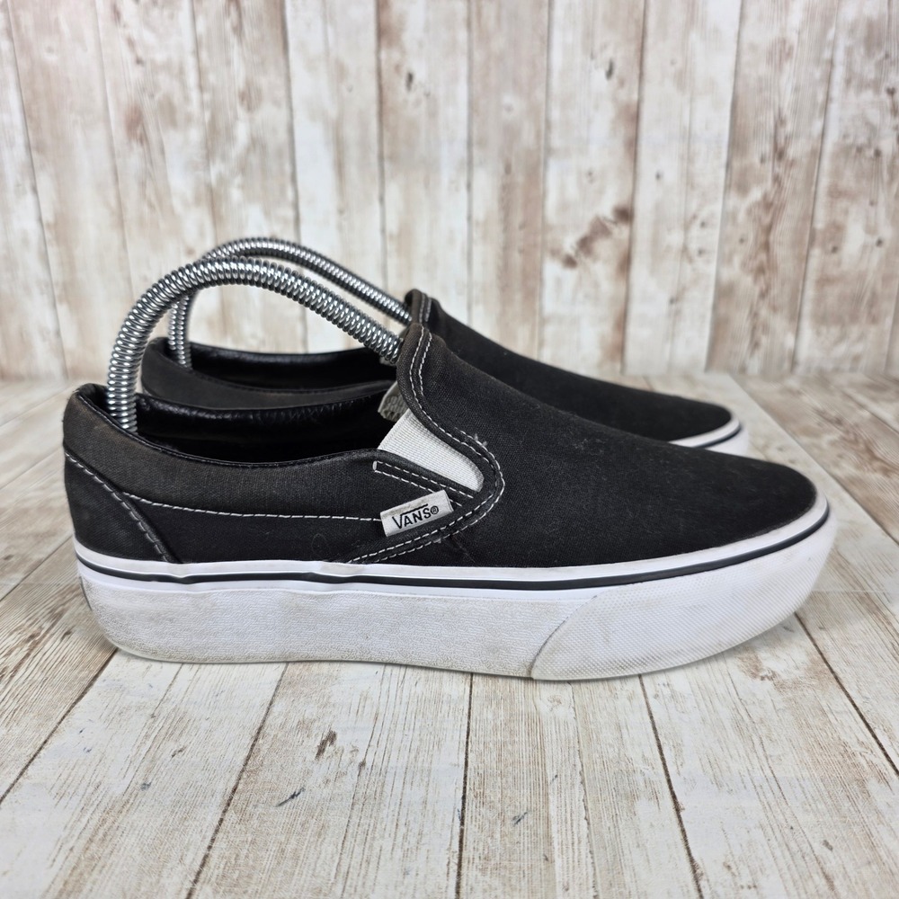 Vans Classic Slip-On Women's Black Canvas Sneakers